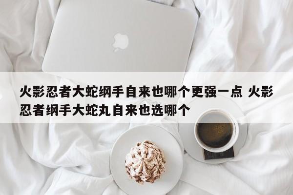 火影忍者大蛇纲手自来也哪个更强一点 火影忍者纲手大蛇丸自来也选哪个-第1张图片