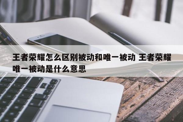 王者荣耀怎么区别被动和唯一被动 王者荣耀唯一被动是什么意思-第1张图片